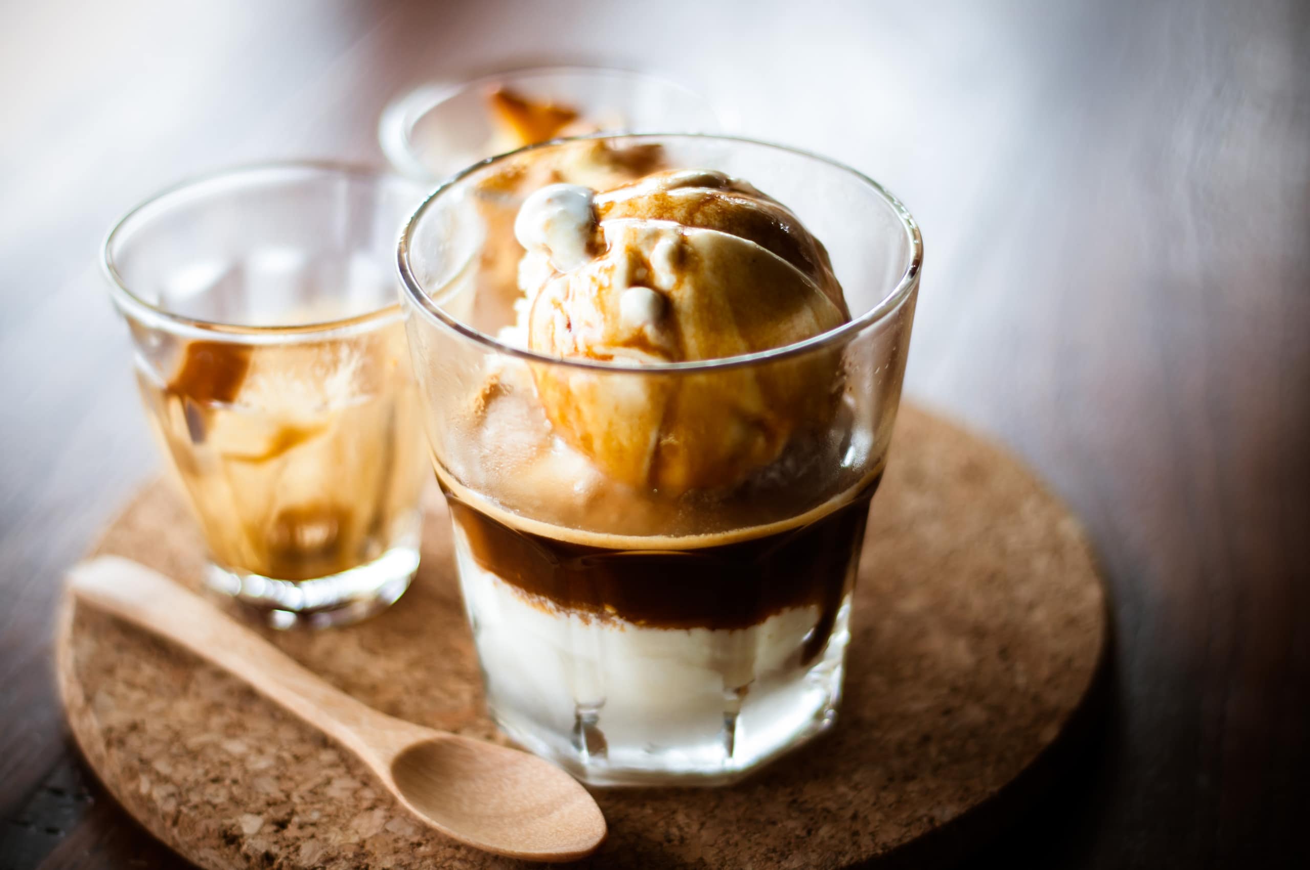 An affogato, more traditionally known as affogato al caffè, is an Italian  coffee-based dessert. It usually takes the form of a scoop of…